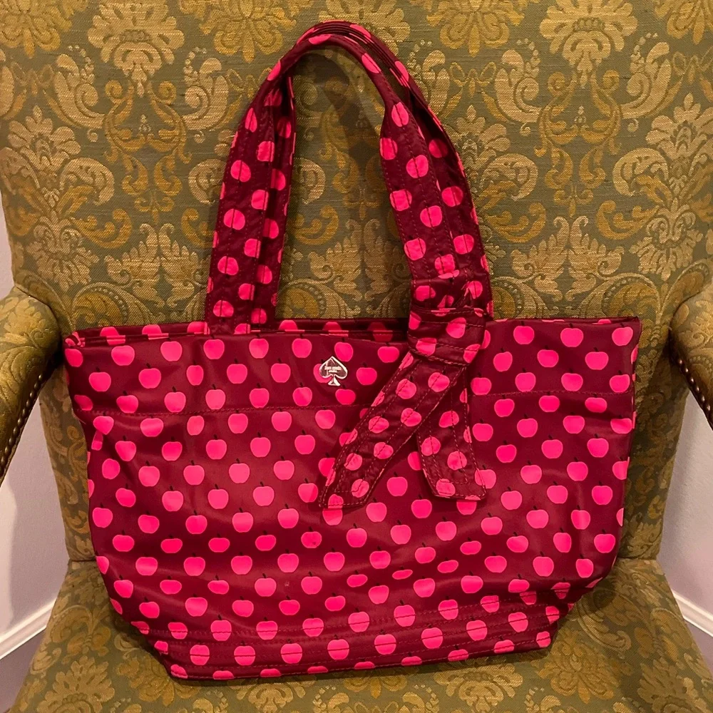 Kate Spade Red and Pink Tote